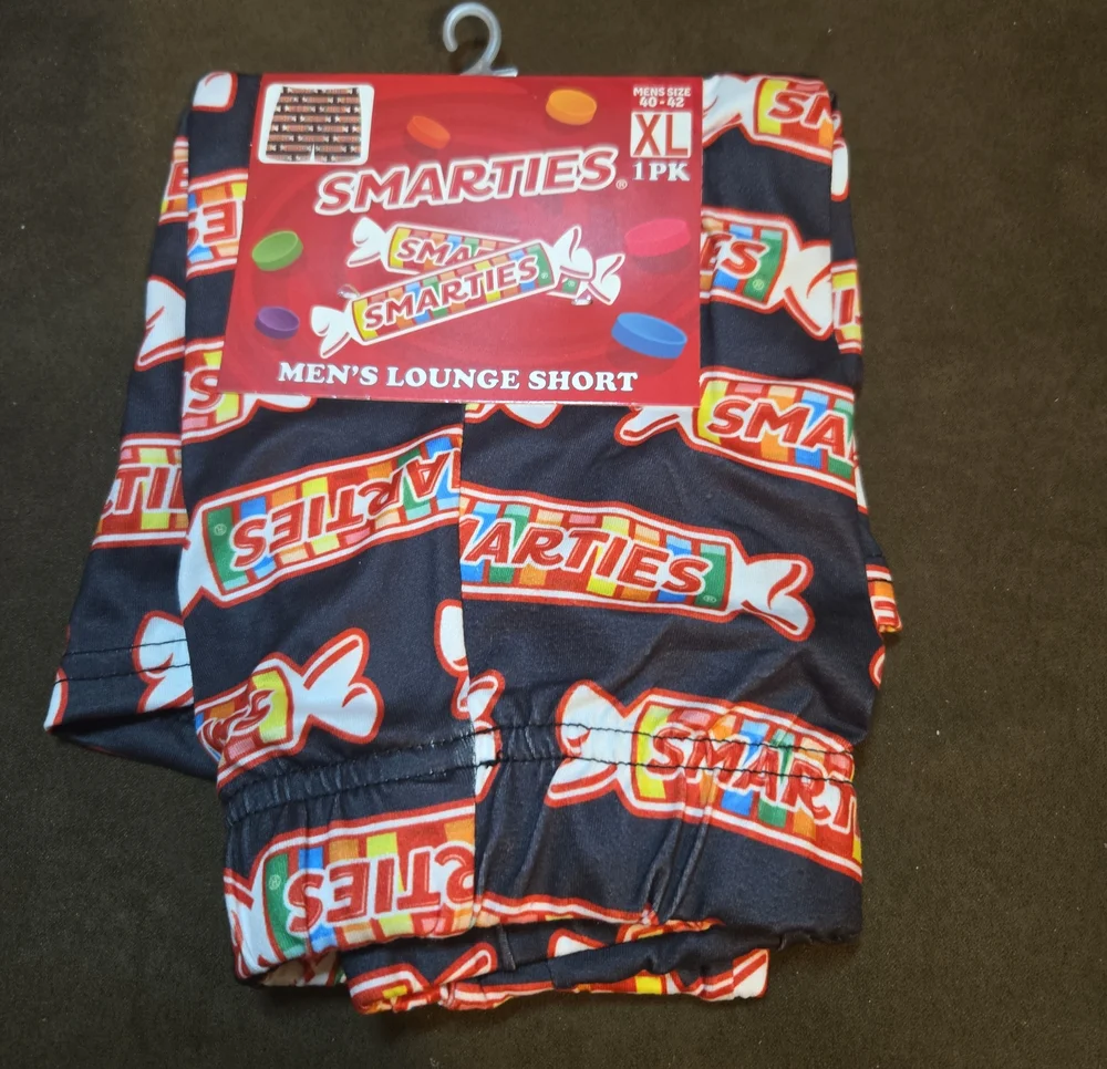 Men’s Lounge Shorts - XL - Black Multi Candy Print